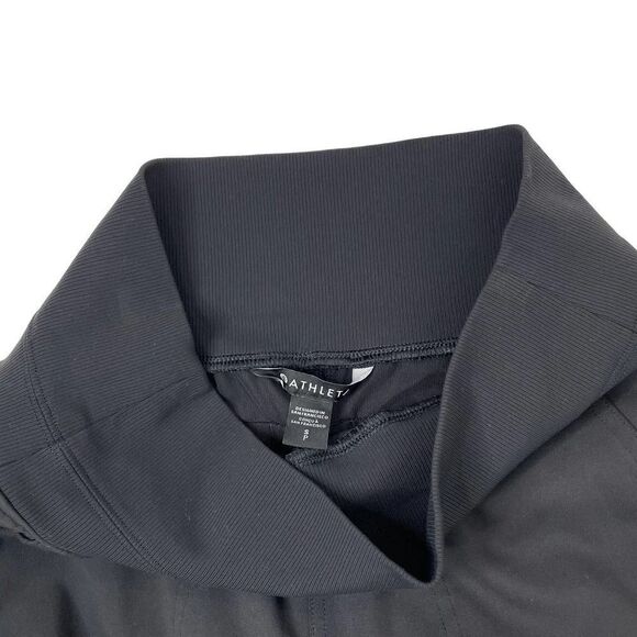 Athleta Venice Velvet Stripe Jogger Pants Sz S black - Picture 6 of 11